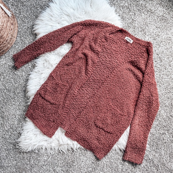 Listicle Sweaters - Listicle | Oversized Teddy Knit Sweater | M